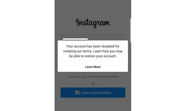 Các biện pháp khôi phục tài khoản Instagram bị vô hiệu hóa