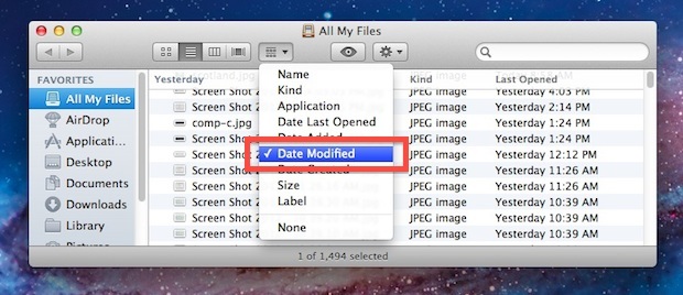 Thay đổi date modified folder trên macOS